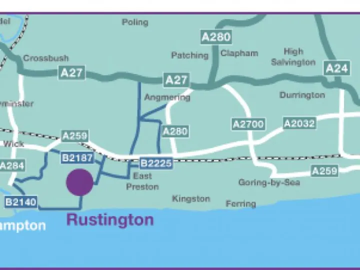 Rustington Map