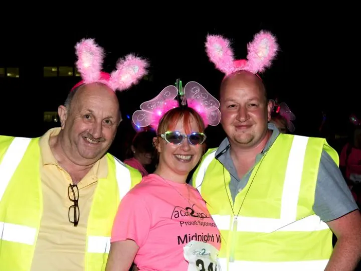 FNHC Midnight Walk men in bunny ears