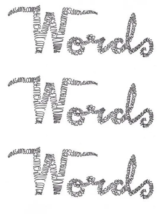 Words x3