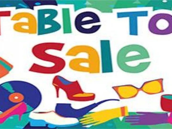 Table Top Sale