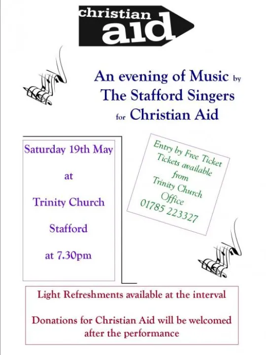 Christian Aid Concert Poster 2018