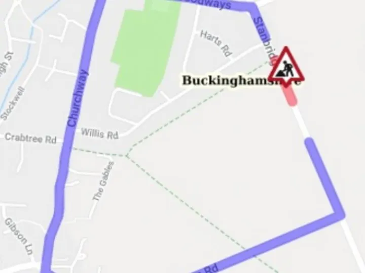 Thames Water Stanbridge Roadworks