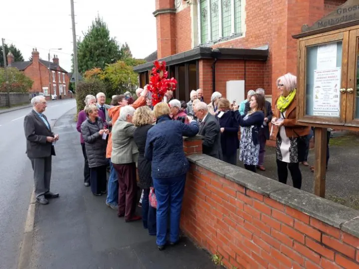 Remembrance Poppy Cross
