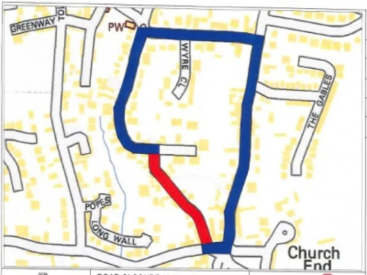Gibson Lane Closure 01