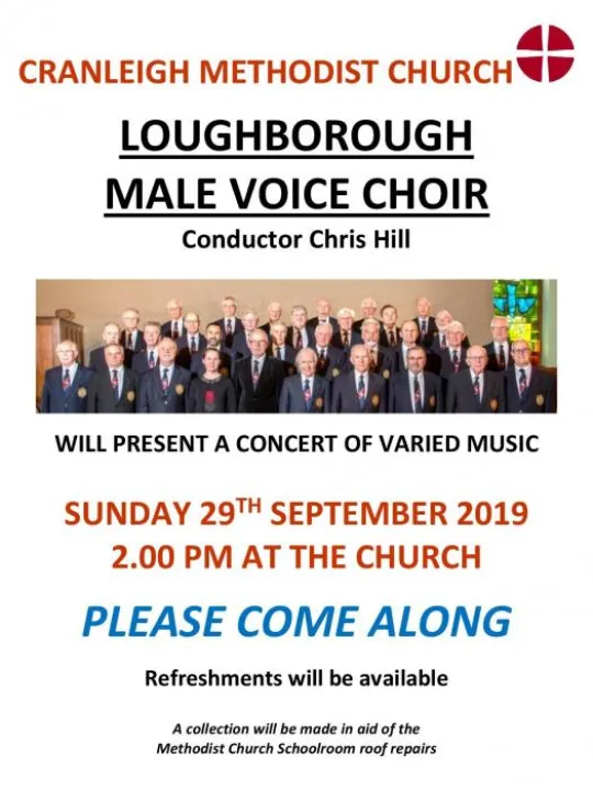 Loughborough male voice choir poster final