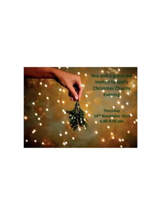 Leaf Christmas Charity Evening