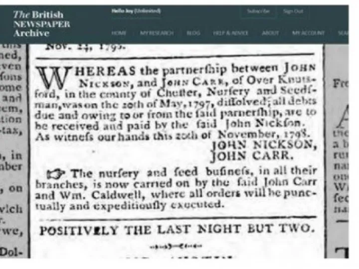 john nickson advert