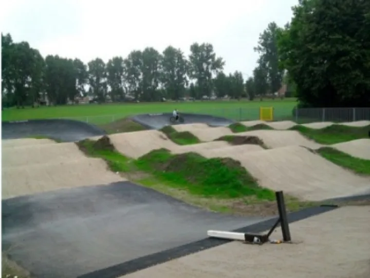 Donnington BMX Pump Track side view