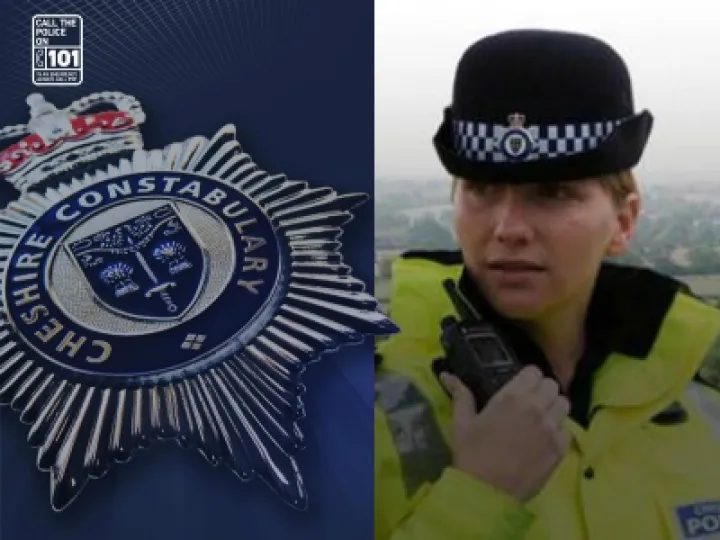 Cheshire Police badge sign