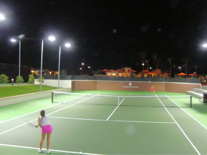 Floodlit Tennis