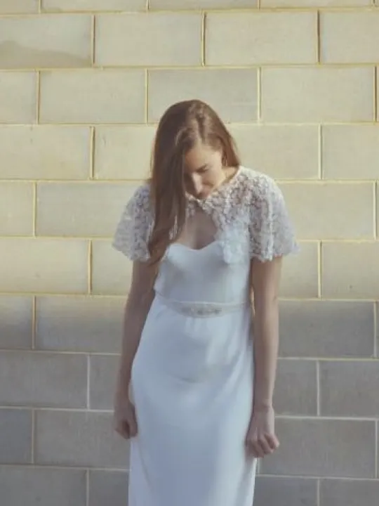 Embellished mini cape full P