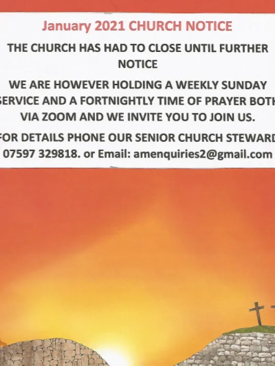 January '21 Church Poster