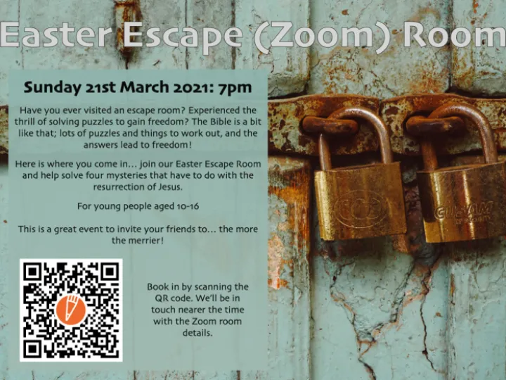Easter Escape Room Flyer