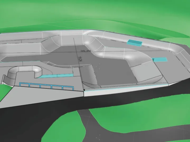 Newhaven skatepark concept design