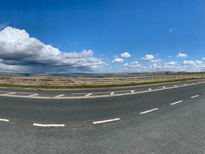 Revd John Kime &ndash; Shap Fell Summit &ndash; Climate Change Cycle Ride 18 May 21