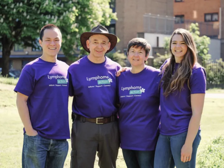 Anna and family at LA Bridge Walk 2019