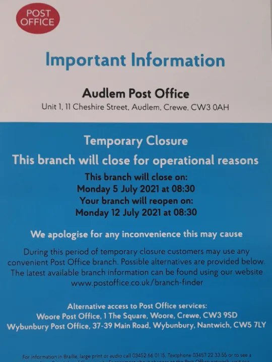 Post Office/LLovelly Holiday