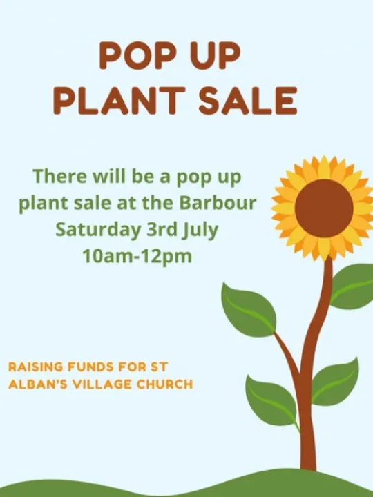 Pop Up Plant Sale