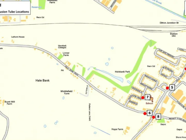Diffusion Tube Locations