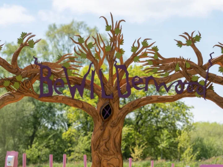 Bewilderwood tree sign