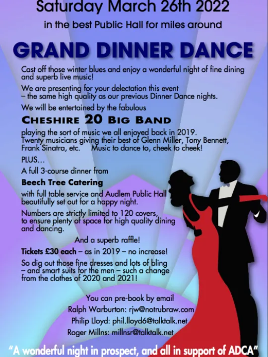 ADCA Dinner Dance Poster