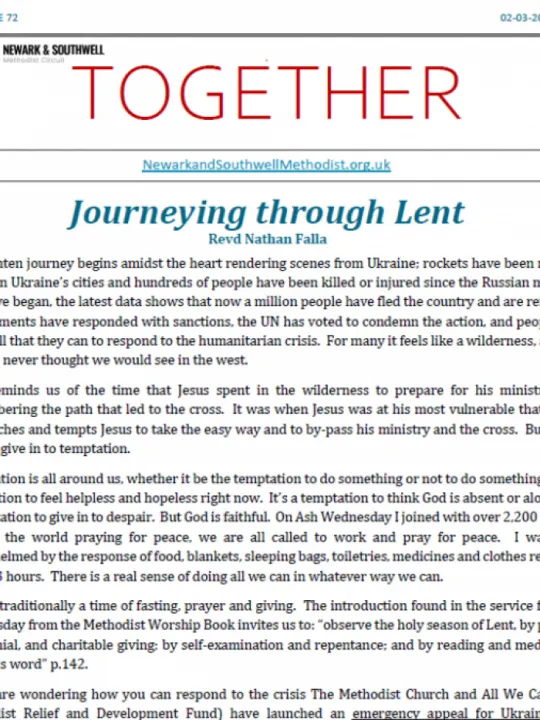 Together 72 Front page