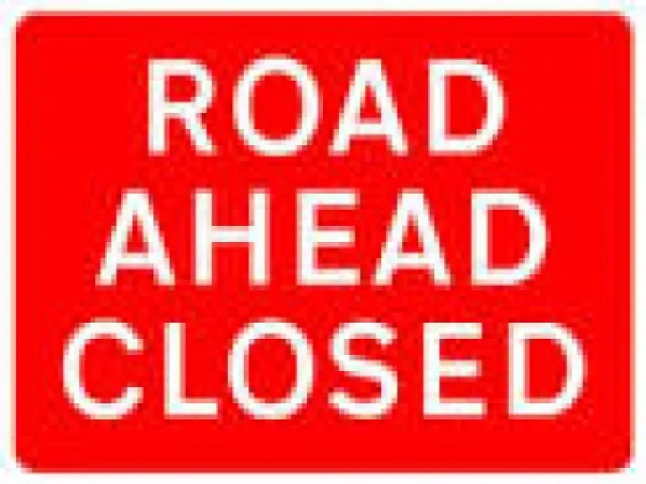 road closed