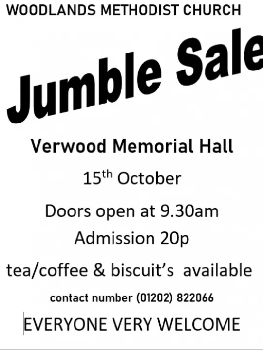 Woodlands Jumble Sale