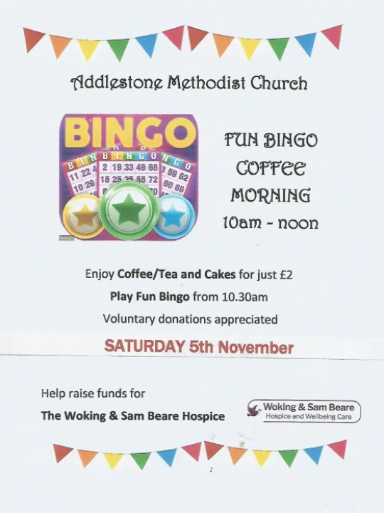 5 November Fun Bingo Coffee Morning