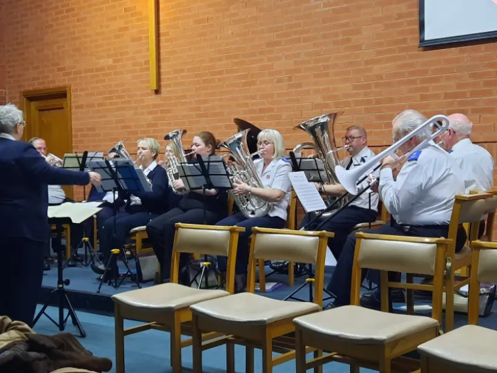 Salvation army Christmas evening