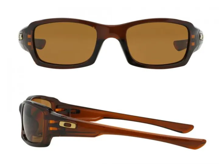 Oakley Fives Squared In Rootbeer With Polarised Bronze Lenses OO9238-08