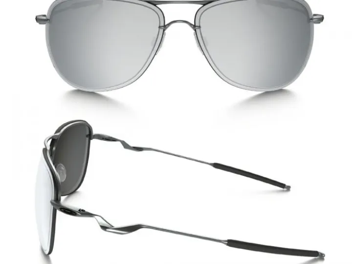 Oakley Tailpin In Silver With Mirror Iridium Chrome Lenses OO4086-07