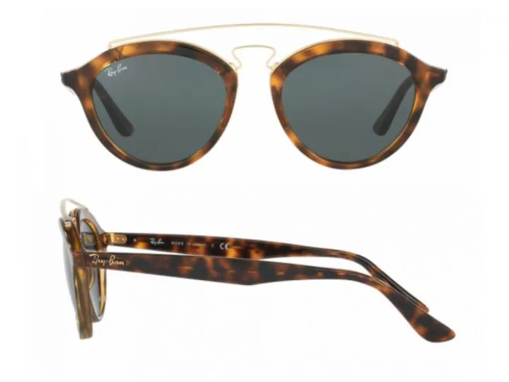 rb4257_710_71_shot2 Ray-Ban Gatsby II Havana Dark Green