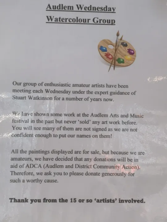 Artwork at tea rooms