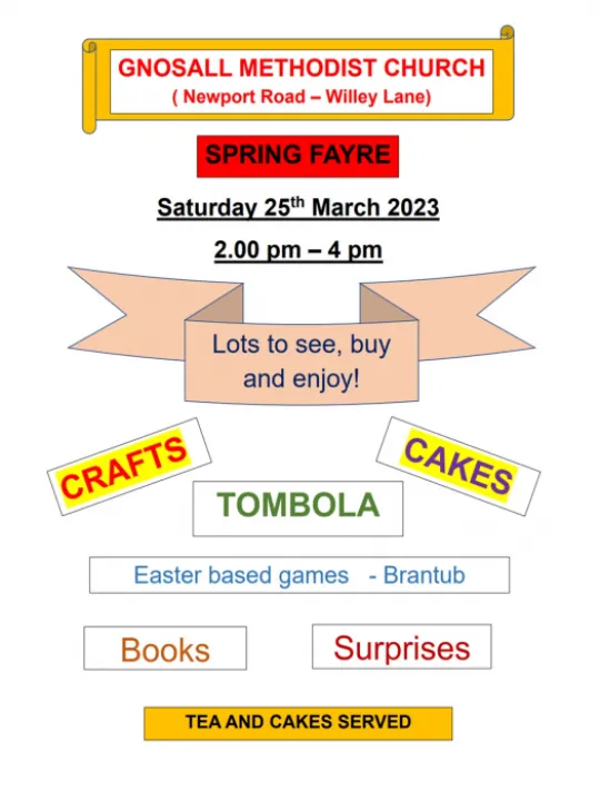 Gnosall Spring Fayre