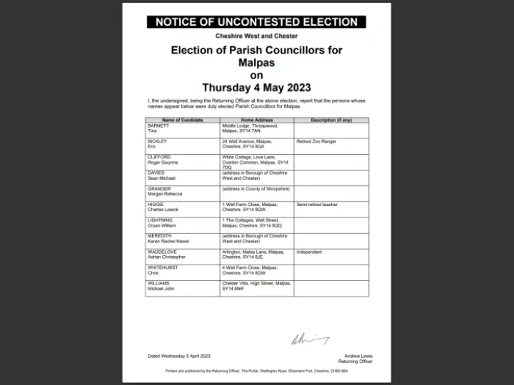 MPC Election Notice 16 03 23