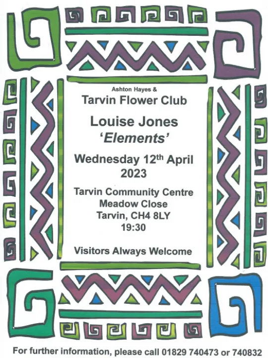 Flower Club meeting poster April 2023 PhotoScan