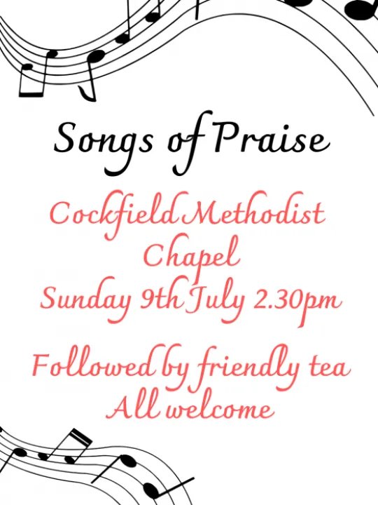 Cockfield Songs of Praise 9-7-2023