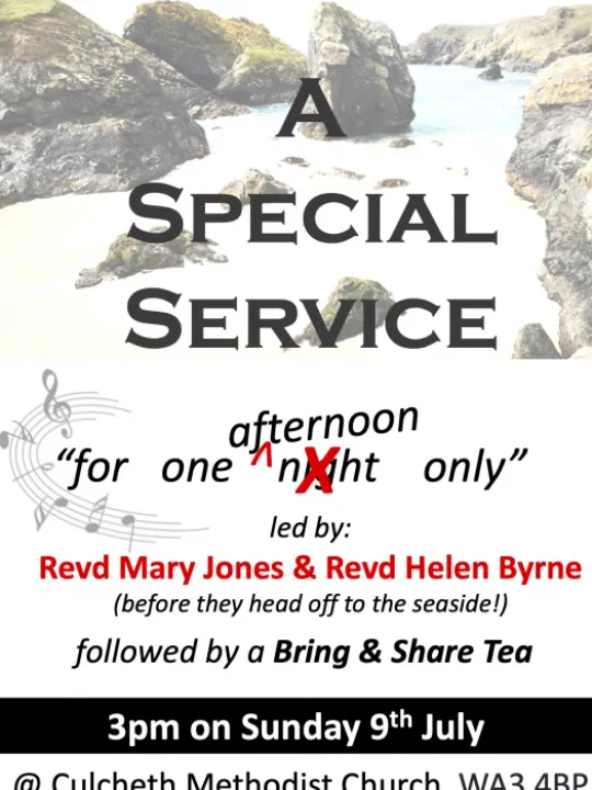 Service Culcheth 0907 Flyer