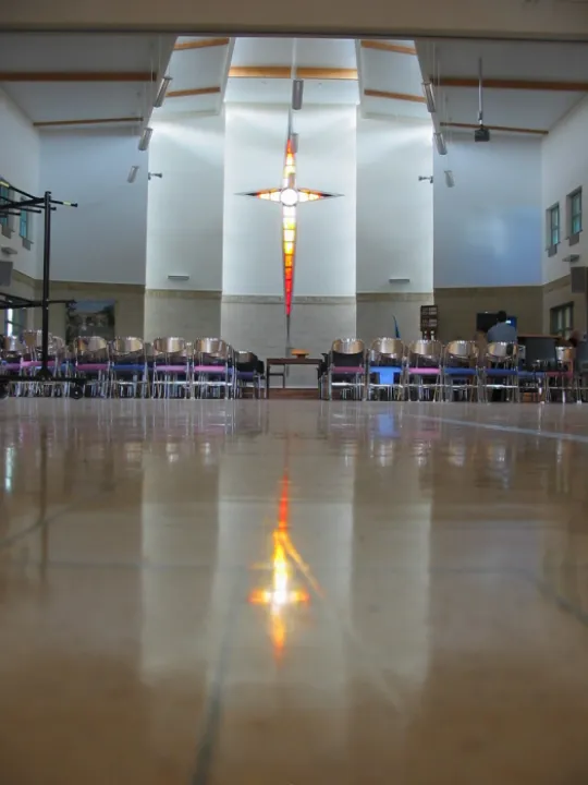 Sanctuary & both halls