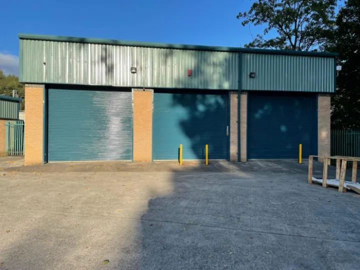 The spray-painted exterior to Fryetts' industrial buildings in Manchester.