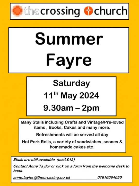 Summer Fayre 2024 – Poster