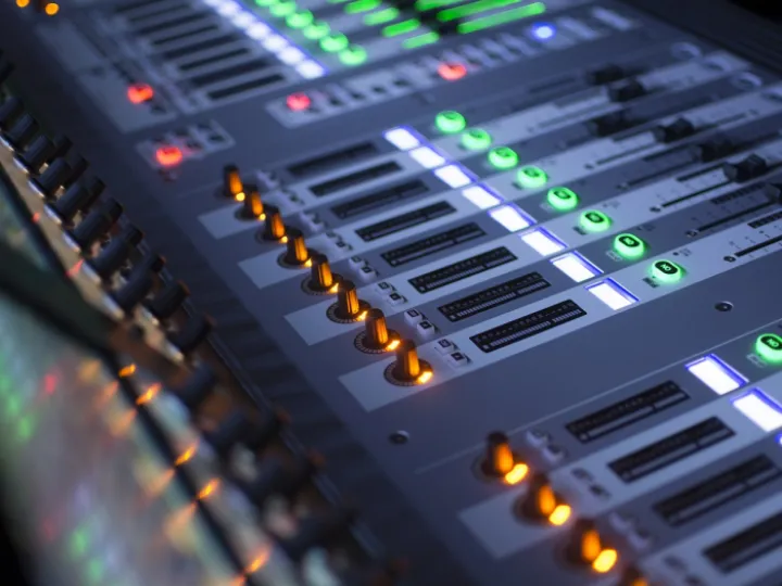 Mixer, studio, professional