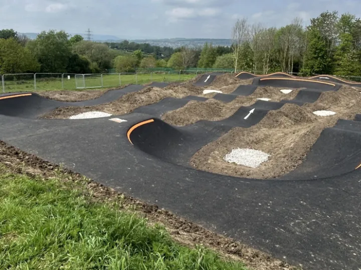 Hapton Pump Track overview