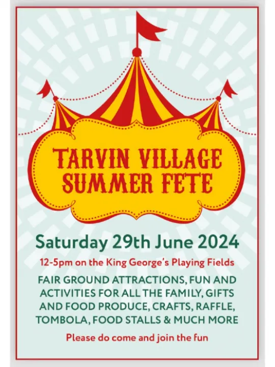 Summer Fete Poster 2024 3x4