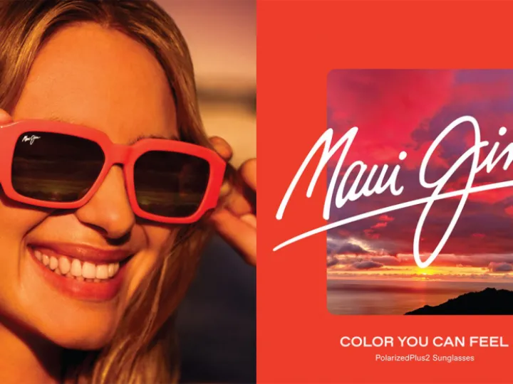 Advert for Maui Jim women sunglasses