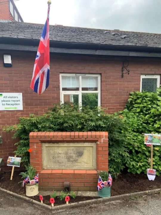 After the poppies had been planted