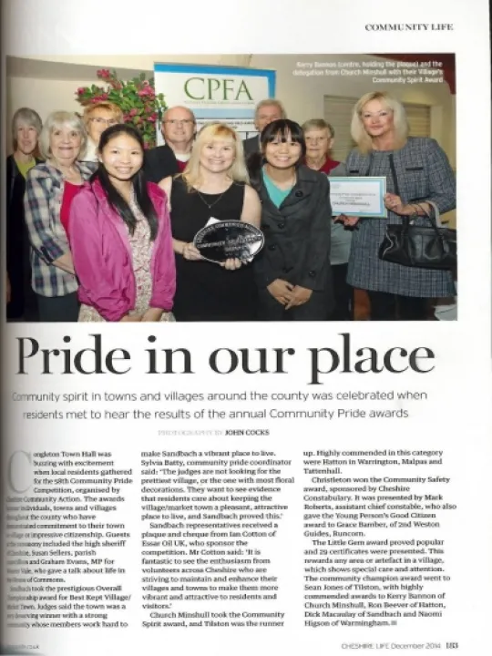 Cheshire life – Community pride