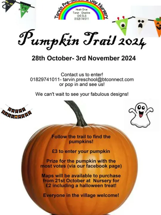 Tarvin Pre-school Pumpkin Trail 24