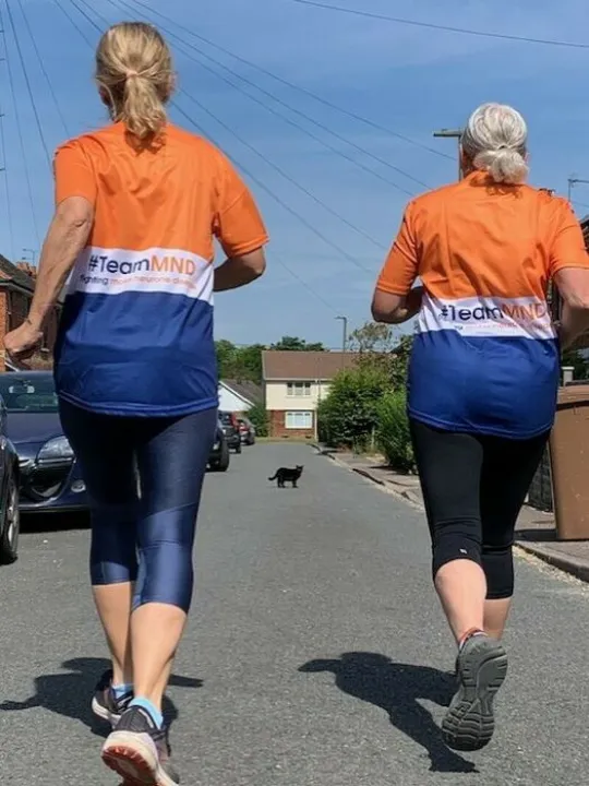 Heather running for MND